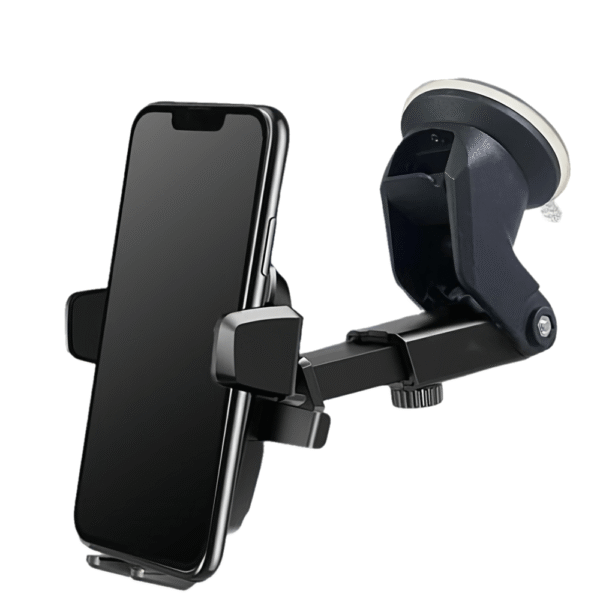 Adjustable Phone Holder with Suction Cup Mount for Multiple Locations