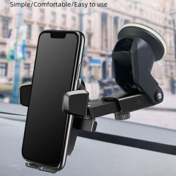 Adjustable Phone Holder with Suction Cup Mount for Multiple Locations