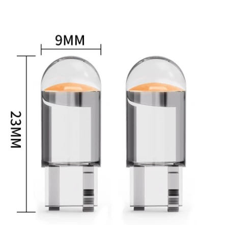 5pcs T10 LED Bulb W5W 194 12V Car Interior Dome Light (White)