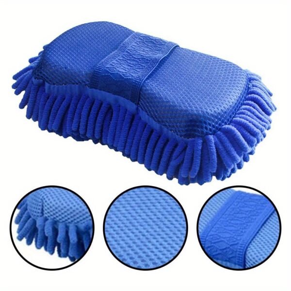Microfiber Chenille Car Wash Sponge Cleaning Pad Soft Auto Wash Glove