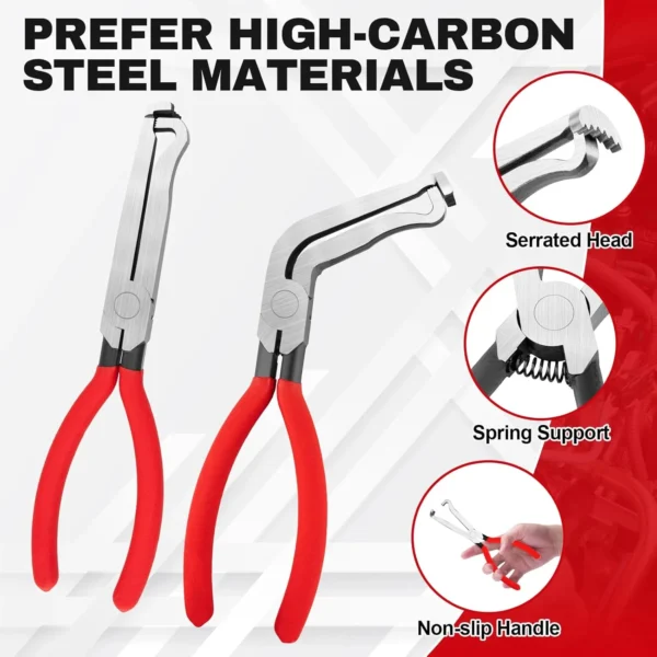 3pcs Electrical Disconnect Pliers, Automotive Electrical Connector Removal Tool, Connector Separator for Cars, Trucks, SUVs