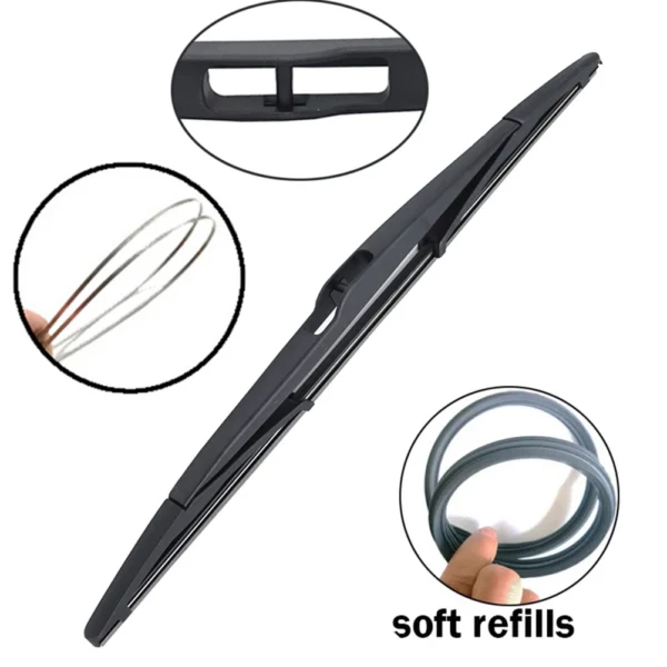 Erick's Wiper Front & Rear Wiper Blades Set For Renault Clio MK 3 Hatchback 2005 - 2012 Windshield Windscreen Window 24"+16"+14"