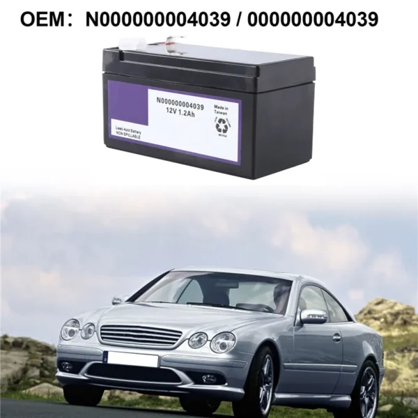 N000000004039 12V 1.2Ah Car Auxiliary Battery Backup Battery Parts For Mercedes Benz CL ML R S Class 000000004039