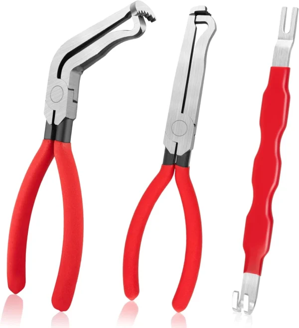 3pcs Electrical Disconnect Pliers, Automotive Electrical Connector Removal Tool, Connector Separator for Cars, Trucks, SUVs