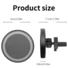 Car Magnetic Car Wireless Charger Air Vent Phone Holder For Magsafe iPhone 17 16 15 14 13 12 11 Pro Max Cellphone Bracket Mount