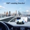 Car Phone Holder Non-Slip Dashboard Mount Heat & Water Resistant Universal Stand