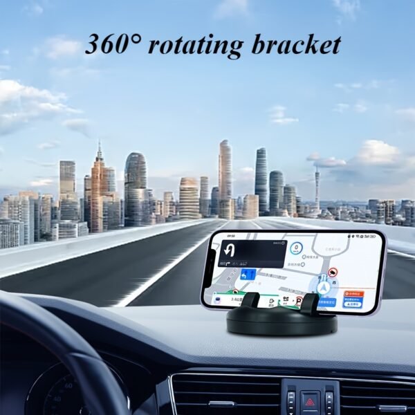 Car Phone Holder Non-Slip Dashboard Mount Heat & Water Resistant Universal Stand