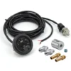 Electronic Oil pressure Gauge With 1/8NPT Sensor Red Display Digital 0-150PSI AN6 9MM To 1/8NPT Adapter