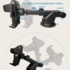 Adjustable Phone Holder with Suction Cup Mount for Multiple Locations