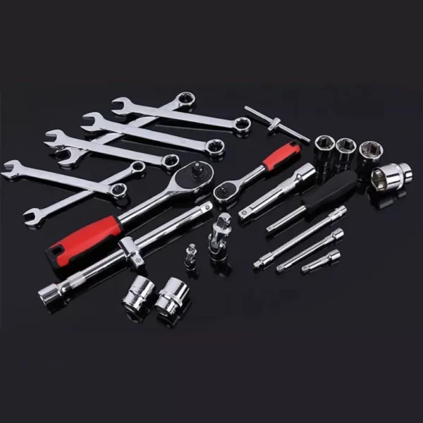 61pcs Combination Spanner Set Socket Ratchet Wrench Socket Set Wrench Tork Wrench Socket Wrench Spanner Wrench Tool Set