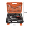 61pcs Combination Spanner Set Socket Ratchet Wrench Socket Set Wrench Tork Wrench Socket Wrench Spanner Wrench Tool Set