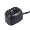 OPENMALL Universal Car Switch Paste Type Toggle Switch with Cable 100cm DC 12V for Fog Ring Drive Lights Neon Lights M8Z3
