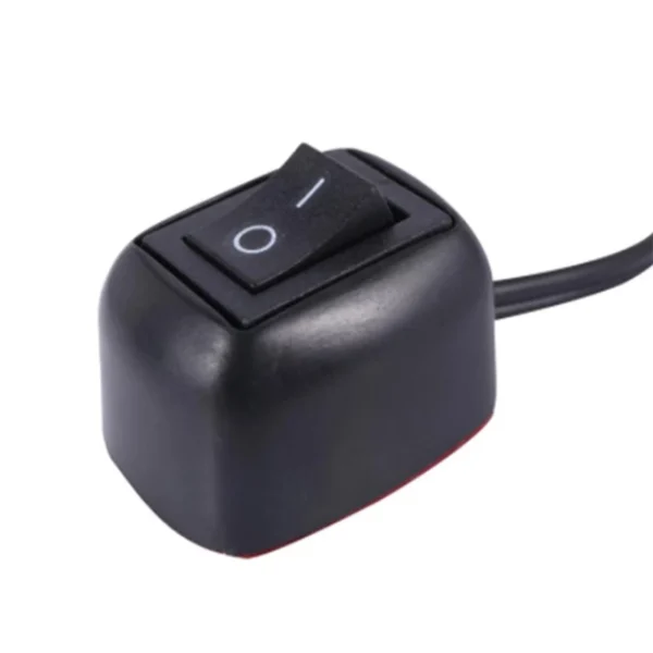 OPENMALL Universal Car Switch Paste Type Toggle Switch with Cable 100cm DC 12V for Fog Ring Drive Lights Neon Lights M8Z3