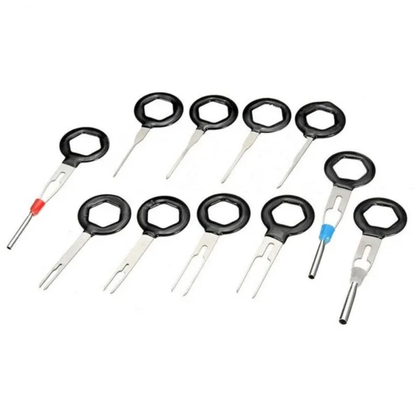 11 Pieces Of Car Wiring Terminal Disassembly Tool, Crimp Connector Extractor, Release Pin Kit