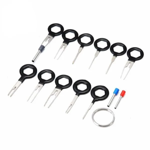 11 Pieces Of Car Wiring Terminal Disassembly Tool, Crimp Connector Extractor, Release Pin Kit