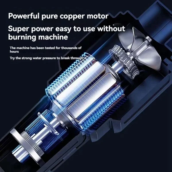 High Pressure Car Wash Plunger High Pressure Pump Pump Car Washer Motor Cleaner Pump 21V Electric Car Washer Cleaner Pump 21V