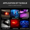 T10 LED Bulb 2pcs W5W 194 168 Canbus Interior Light License Plate Lamp