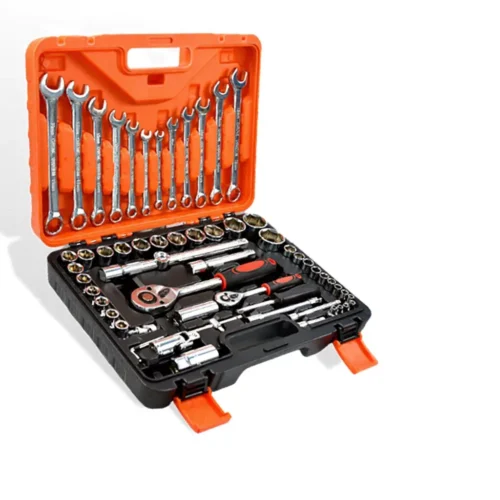 61pcs Combination Spanner Set Socket Ratchet Wrench Socket Set Wrench Tork Wrench Socket Wrench Spanner Wrench Tool Set